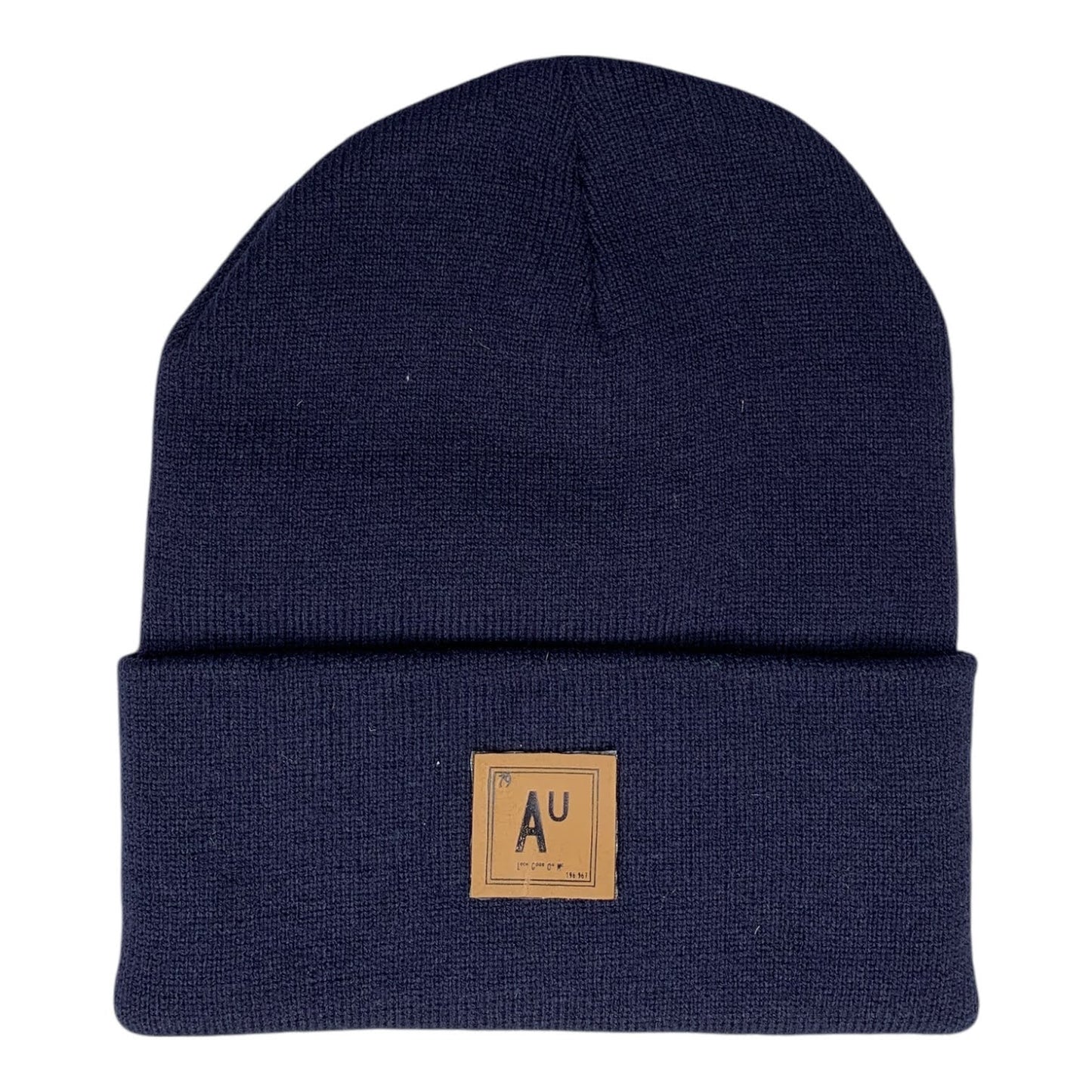 Gold Mouth Emoji - Beanie Cap - Blue